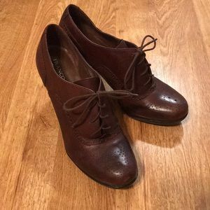 Franco Sarto Heeled Oxfords